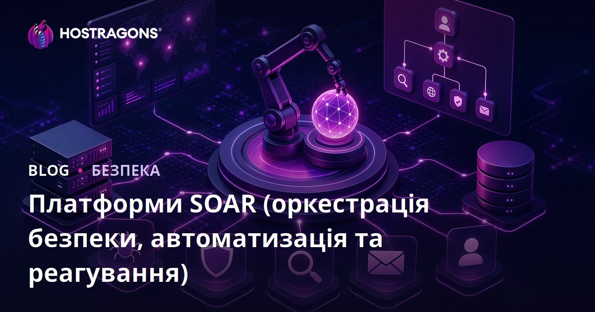 Платформи SOAR (Оркестрація безпеки, автоматизація та реагування)