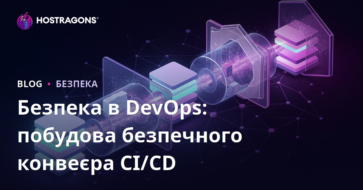 Безпека в DevOps: побудова безпечного конвеєра CI/CD