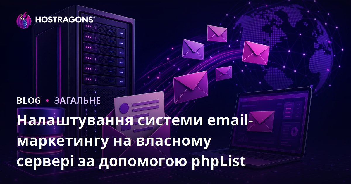 Налаштування системи email-маркетингу на власному сервері за допомогою phpList