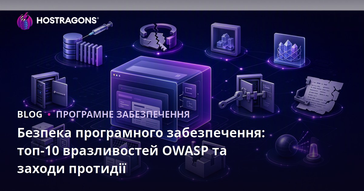 Безпека програмного забезпечення: топ-10 вразливостей OWASP та заходи протидії