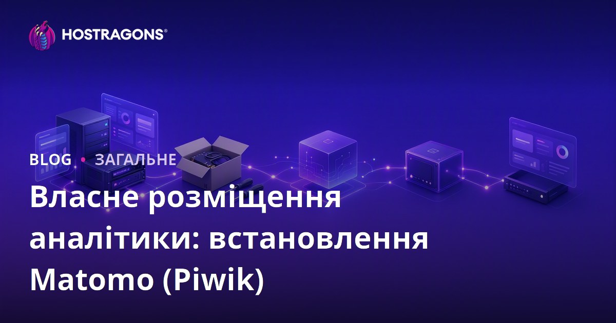 Власне розміщення аналітики: встановлення Matomo (Piwik)