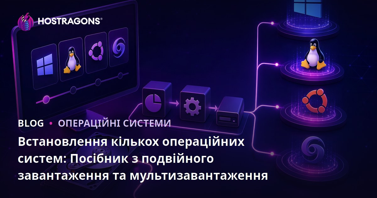 Встановлення кількох операційних систем: Посібник з подвійного завантаження та мультизавантаження
