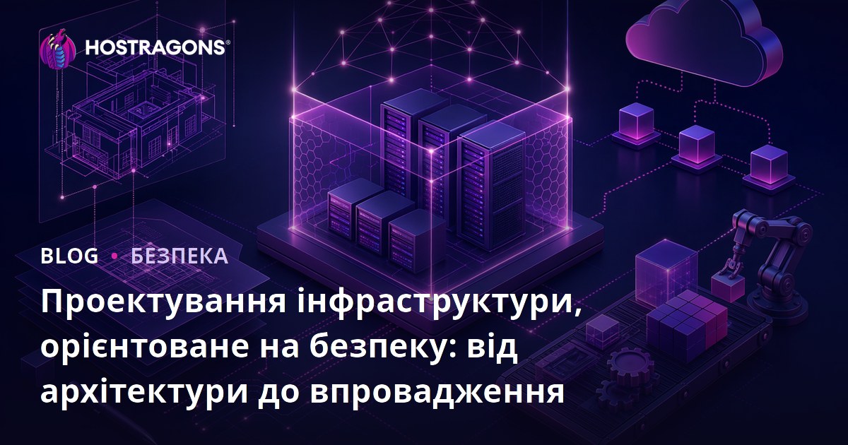 Проектування інфраструктури, орієнтоване на безпеку: від архітектури до впровадження