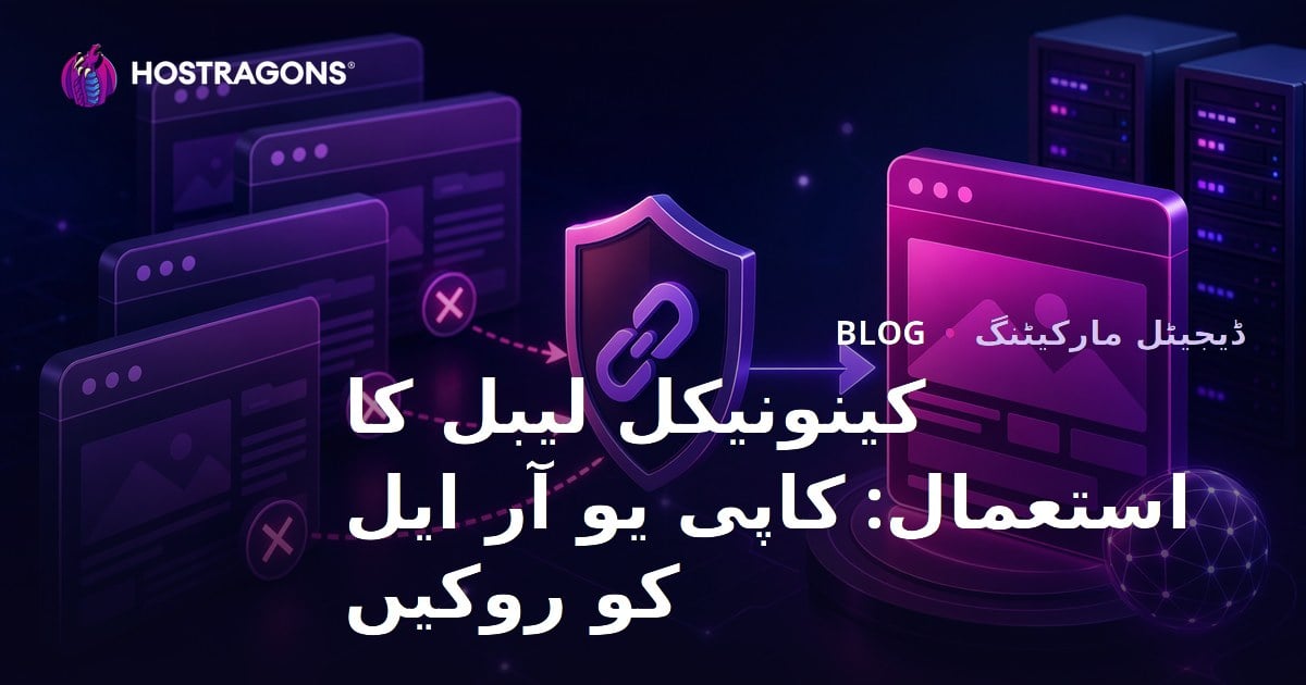 اپنی ویب سائٹ کی ڈپلیکیٹ ورژنز کو روکیں: کینونیکل ٹیگ کا درست استعمال