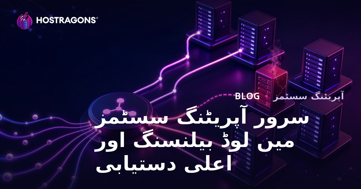 سرور آپریٹنگ سسٹمز میں لوڈ بیلنسنگ اور اعلی دستیابی