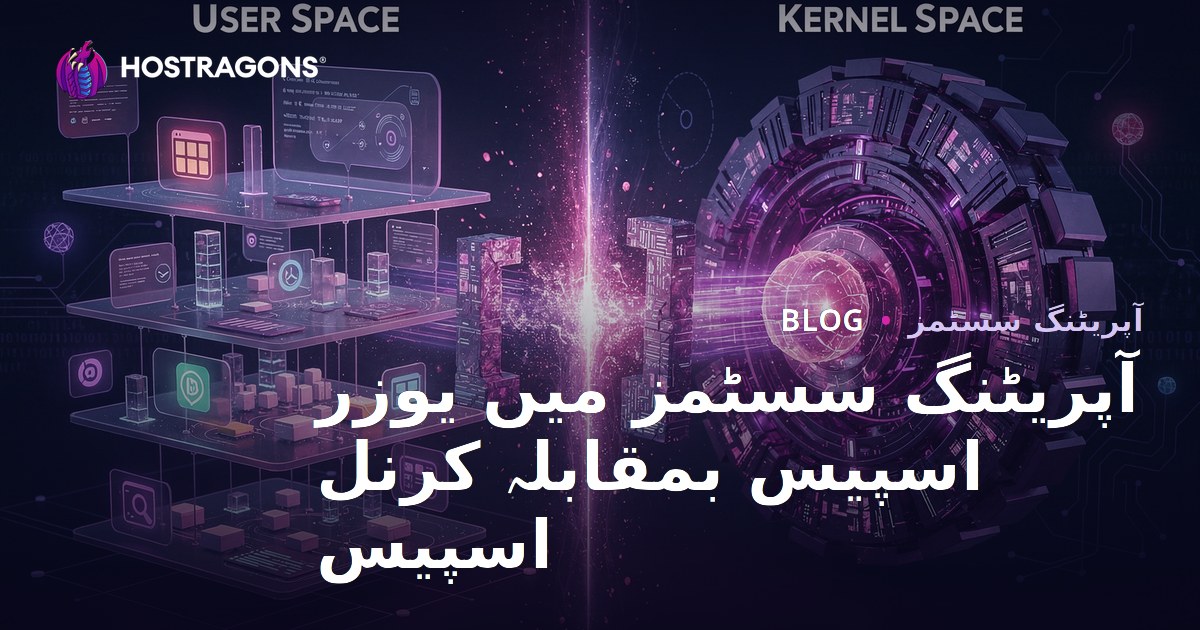 آپریٹنگ سسٹمز میں یوزر اسپیس بمقابلہ کرنل اسپیس