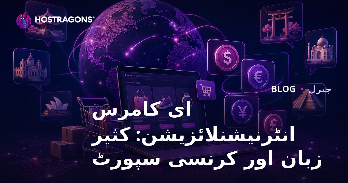 ای کامرس انٹرنیشنلائزیشن: کثیر زبان اور کرنسی سپورٹ