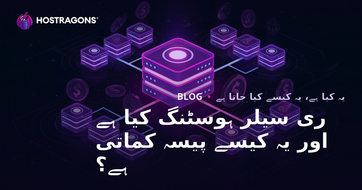 ری سیلر ہوسٹنگ کیا ہے اور یہ کیسے پیسہ کماتی ہے؟