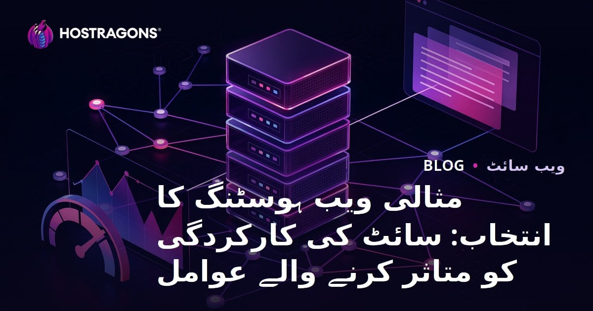 مثالی ویب ہوسٹنگ کا انتخاب: سائٹ کی کارکردگی کو متاثر کرنے والے عوامل