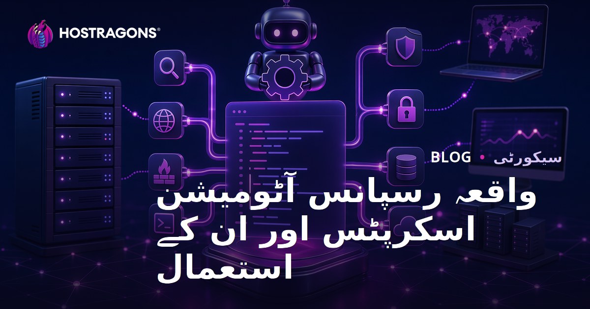 واقعہ رسپانس آٹومیشن اسکرپٹس اور ان کے استعمال