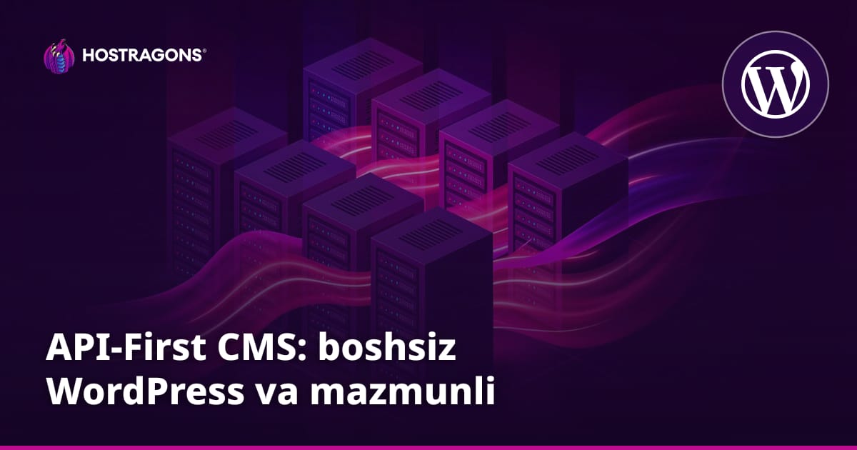 API-First CMS: boshsiz WordPress va mazmunli