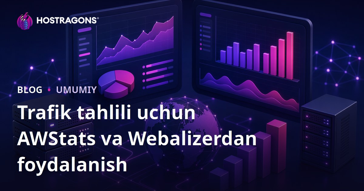 Trafik tahlili uchun AWStats va Webalizerdan foydalanish