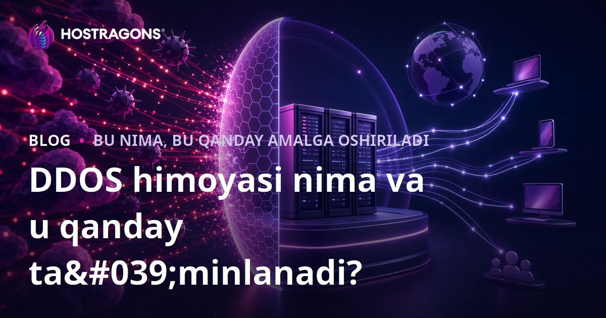 DDOS himoyasi nima va u qanday ta'minlanadi?