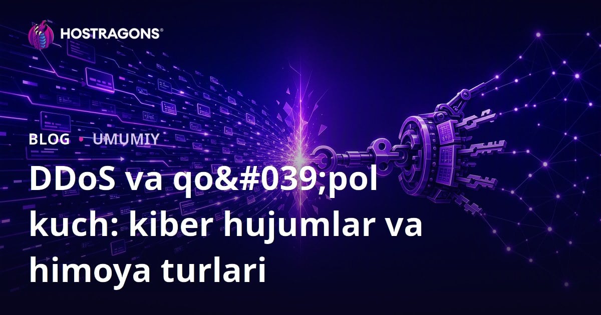 DDoS va qo'pol kuch: kiber hujumlar va himoya turlari