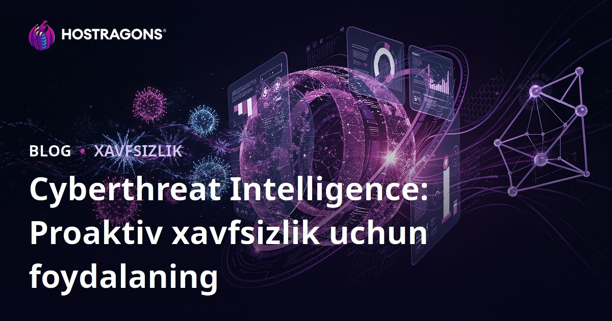 Cyberthreat Intelligence: Proaktiv xavfsizlik uchun foydalaning