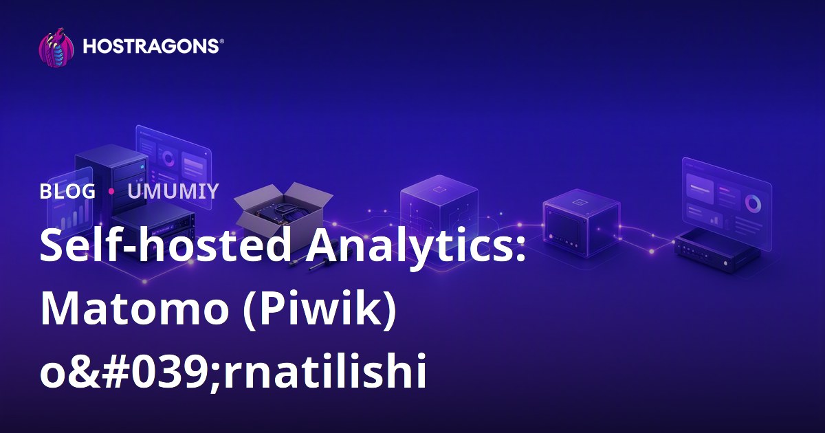 Self-hosted Analytics: Matomo (Piwik) o'rnatilishi