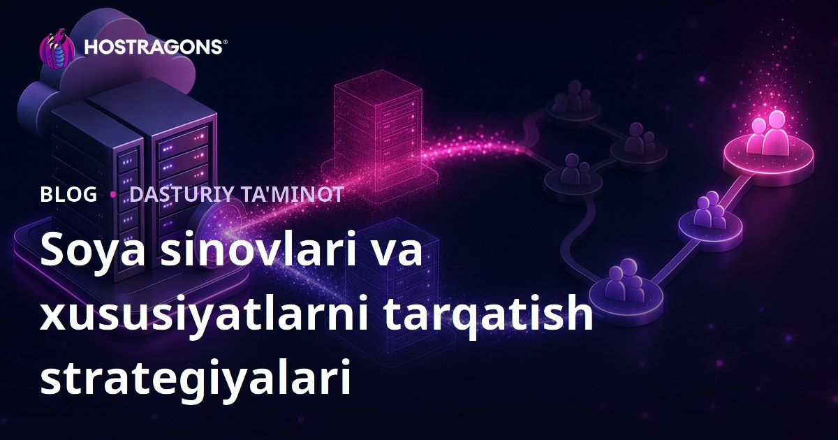 Soya sinovlari va xususiyatlarni tarqatish strategiyalari