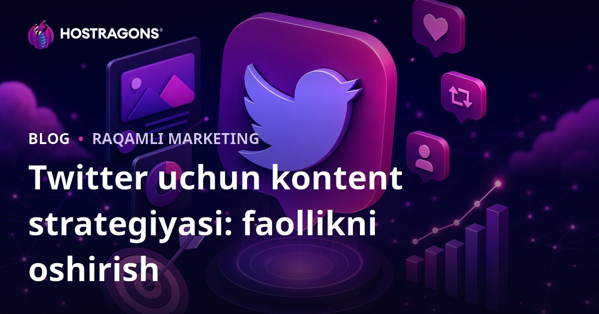 Twitter uchun kontent strategiyasi: faollikni oshirish