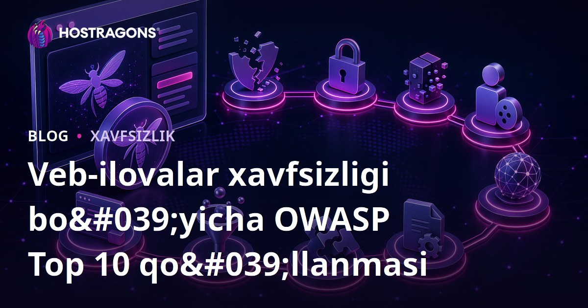 Veb-ilovalar xavfsizligi bo'yicha OWASP Top 10 qo'llanmasi
