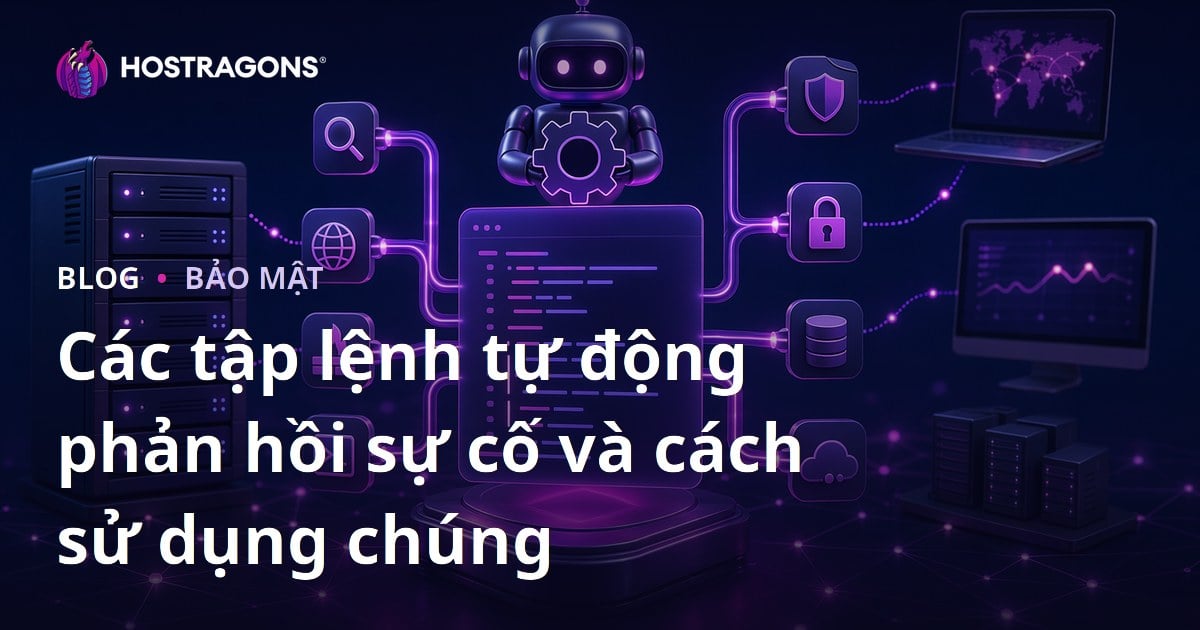 Các tập lệnh tự động phản hồi sự cố và cách sử dụng chúng