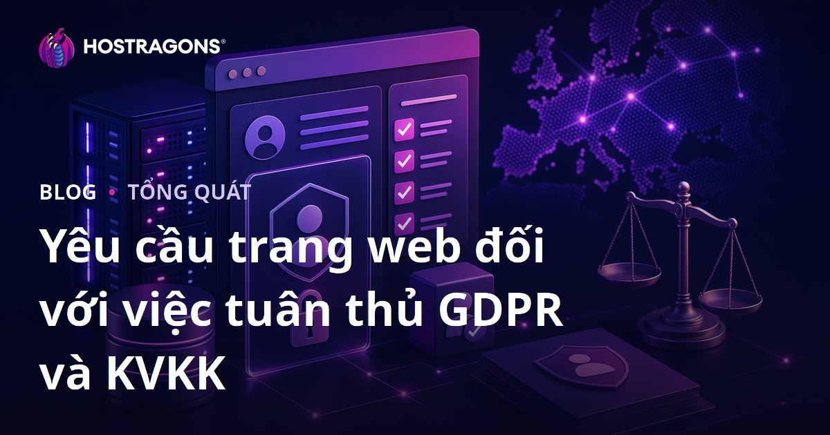 Yêu cầu trang web đối với việc tuân thủ GDPR và KVKK
