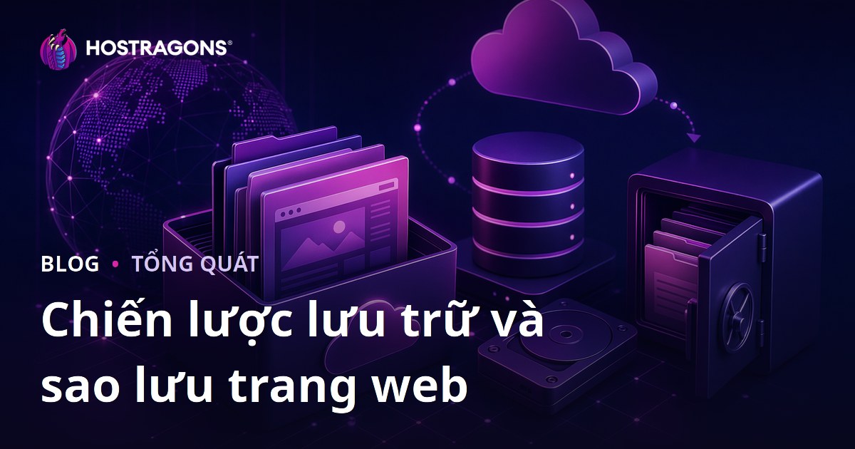 Chiến lược lưu trữ và sao lưu trang web