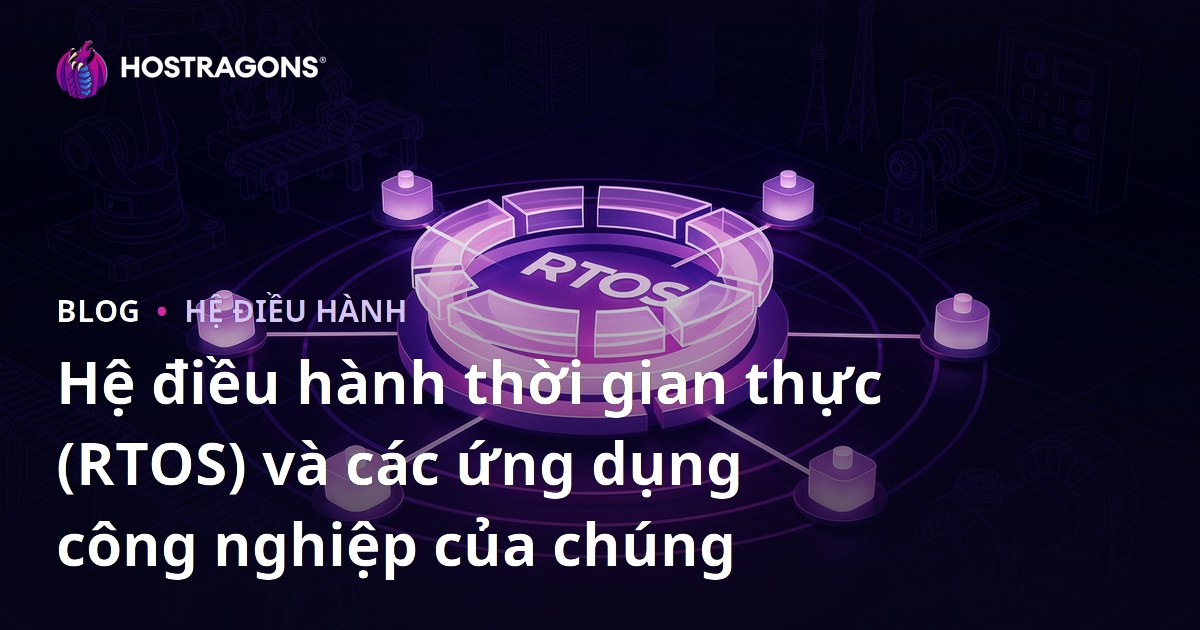 Hệ điều hành thời gian thực (RTOS) và các ứng dụng công nghiệp của chúng