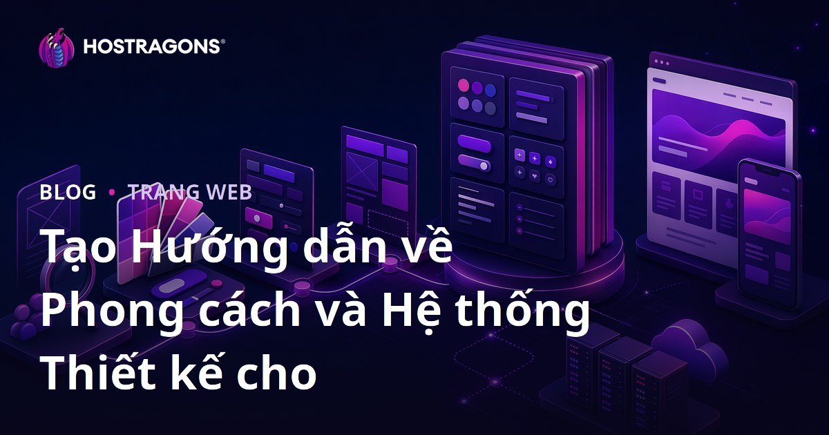 Tạo Hướng dẫn về Phong cách và Hệ thống Thiết kế cho