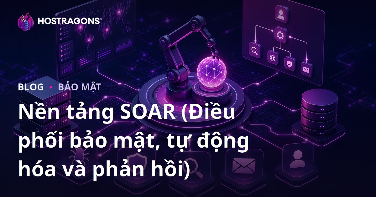 Nền tảng SOAR (Điều phối bảo mật, tự động hóa và phản hồi)