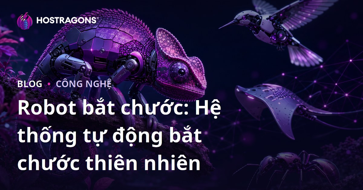 Robot bắt chước: Hệ thống tự động bắt chước thiên nhiên