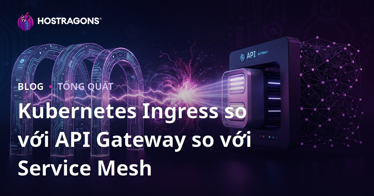 Kubernetes Ingress so với API Gateway so với Service Mesh