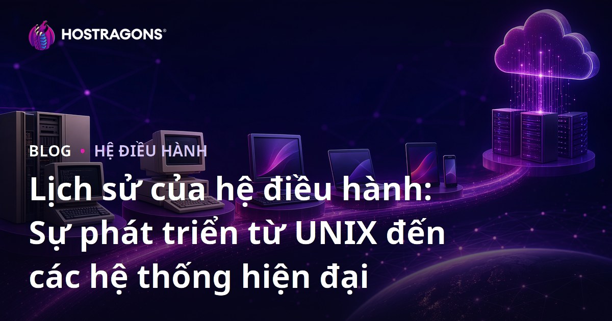 Lịch sử của hệ điều hành: Sự phát triển từ UNIX đến các hệ thống hiện đại