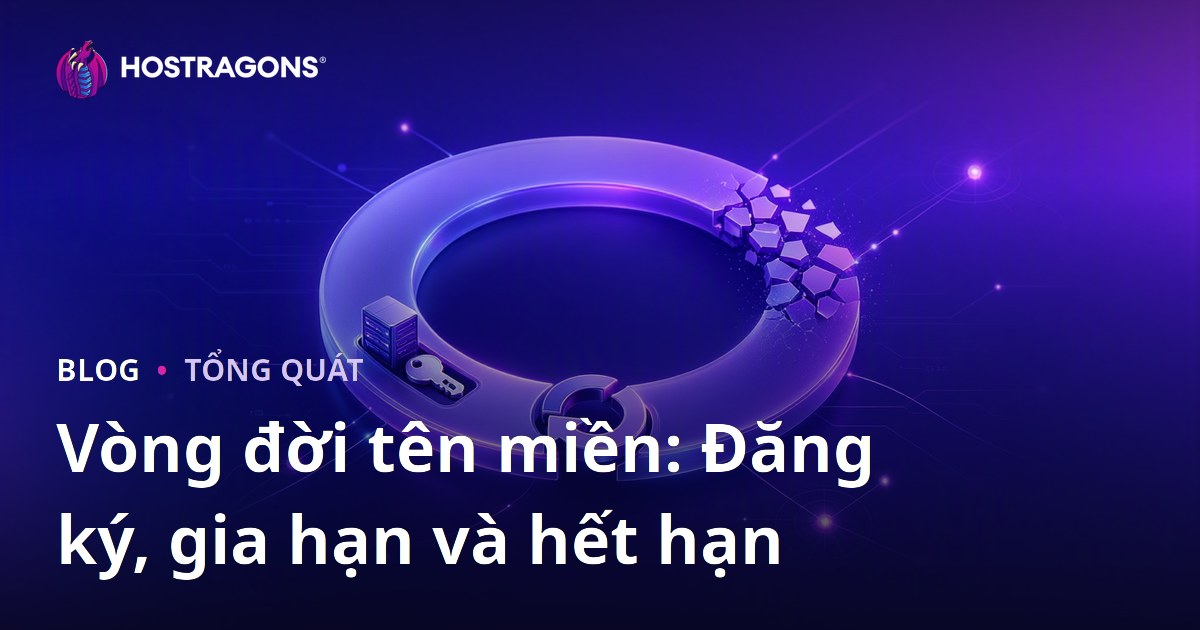 Vòng đời tên miền: Đăng ký, gia hạn và hết hạn