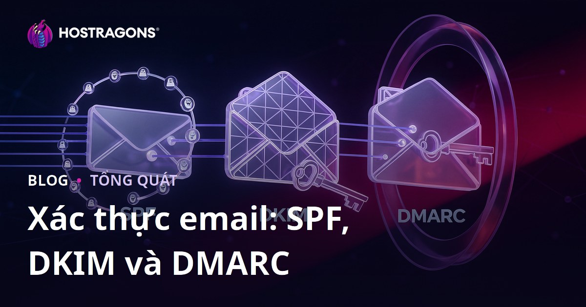 Xác thực email: SPF, DKIM và DMARC