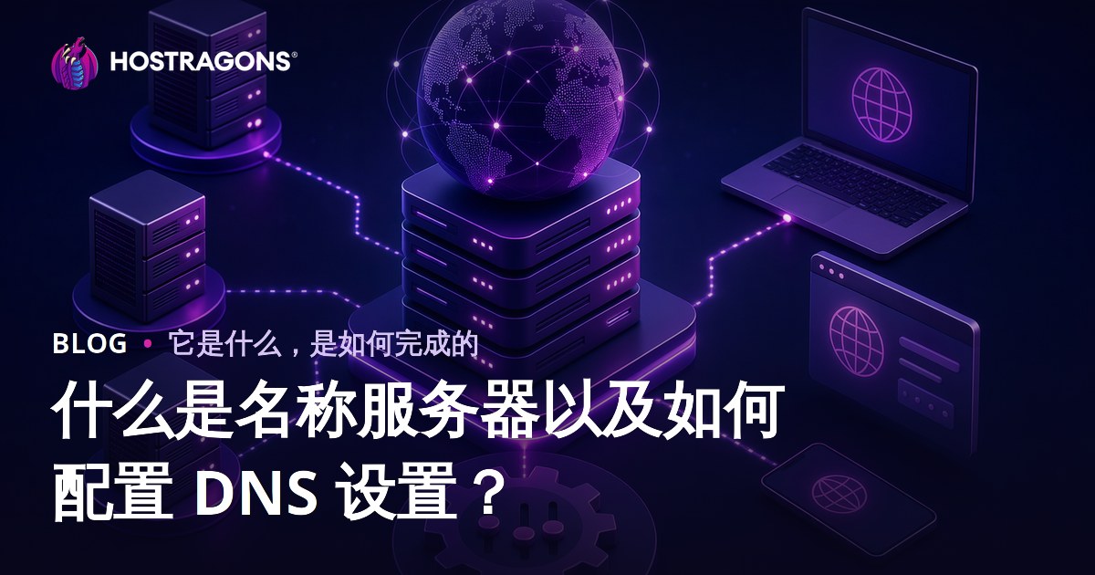 什么是名称服务器以及如何配置 DNS 设置？