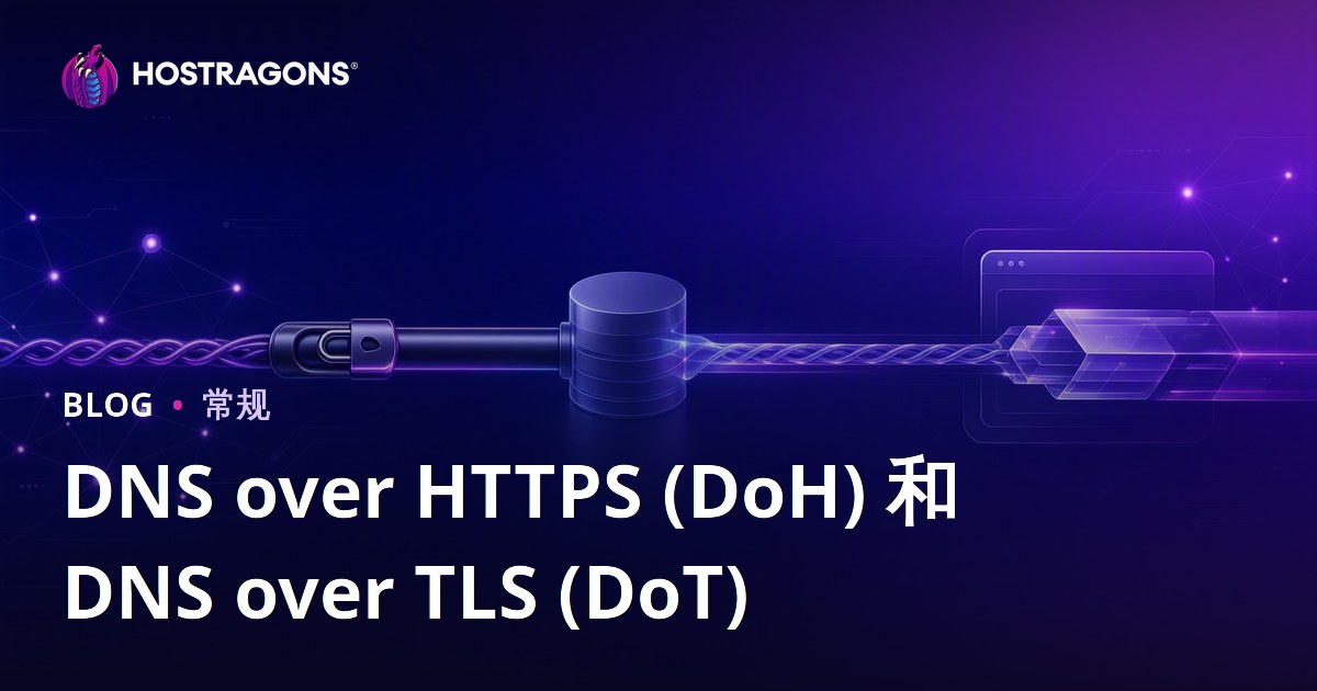 DNS加密：DNS over HTTPS (DoH)与DNS over TLS (DoT)全解析