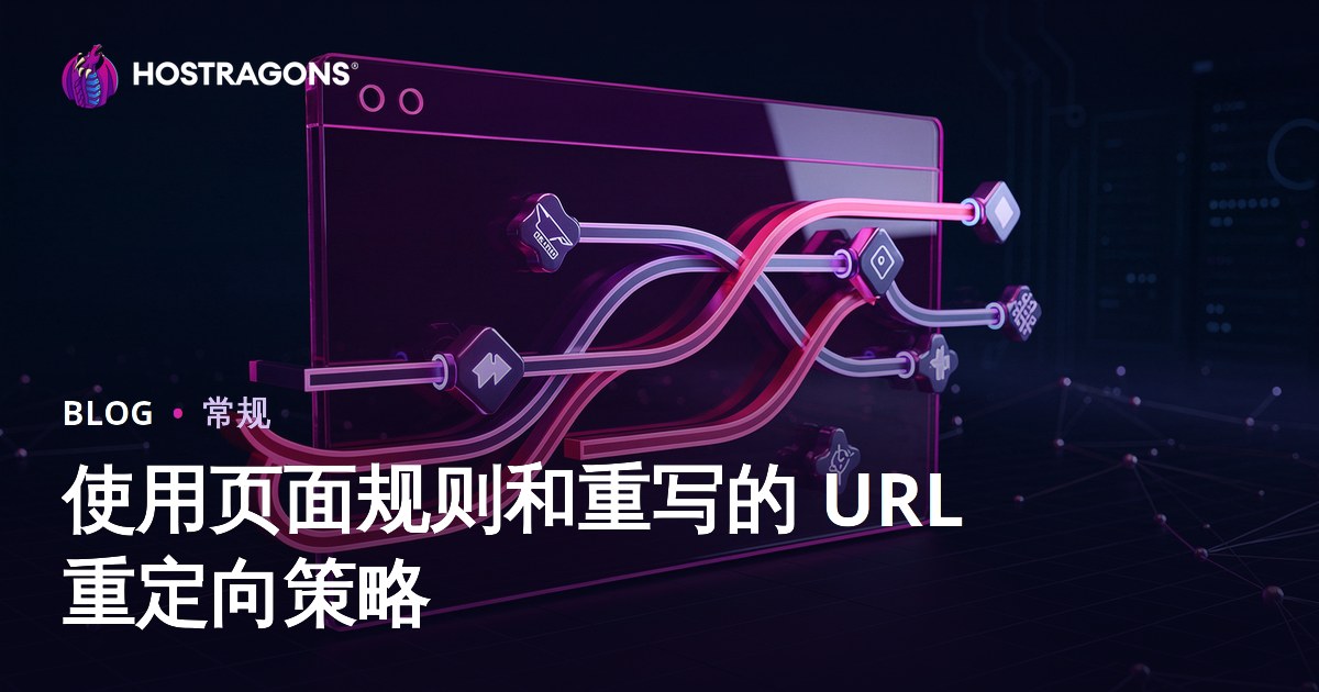 使用页面规则和重写的 URL 重定向策略