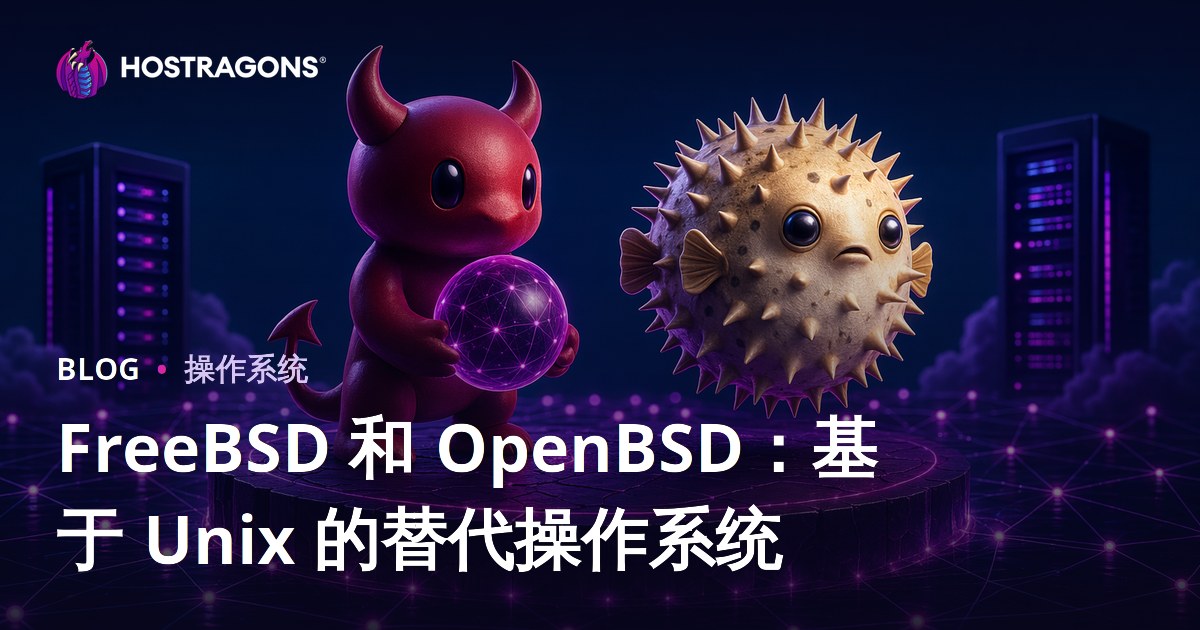 FreeBSD 和 OpenBSD：基于 Unix 的替代操作系统
