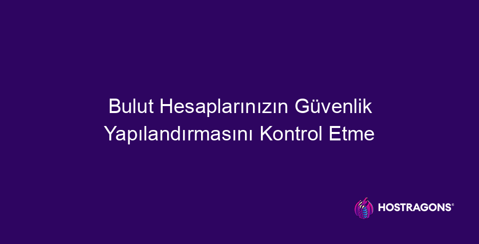 Kontrol af sikkerhedskonfigurationen af dine skykonti 2 Kontrol af sikkerhedskonfigurationen af dine cloud-konti 9762 Selvom cloud computing tilbyder fleksibilitet og skalerbarhed for virksomheder, medfører det også sikkerhedsrisici. Dette blogindlæg dækker, hvorfor du regelmæssigt bør tjekke sikkerhedskonfigurationen af dine cloud-konti og de trin, du skal tage for at sikre effektiv sikkerhed. Fra firewallkrav til bedste praksis for datasikkerhed, fra de mest almindelige cloud-trusler til korrekte adgangskodeadministrationsstrategier, er mange emner dækket. Derudover fremhæves måder til at sikre dine cloud-konti og vigtigheden af trænings- og oplysningsprogrammer. Vores mål er at holde dig et skridt foran i sikkerheden af dine skykonti og hjælpe med at beskytte dit cloudmiljø.