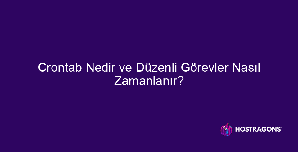 Crontab nima va oddiy vazifalarni qanday rejalashtirish kerak? 2 Crontab nima va muntazam vazifalarni qanday rejalashtirish kerak 9948 Crontab tizim ma'murlari va ishlab chiquvchilar uchun muhim vositadir. Xo'sh, Crontab nima? Ushbu blog postida biz muntazam vazifalarni avtomatlashtirishga imkon beradigan ushbu qudratli vositaning asoslari, afzalliklari va foydalanishlari bilan batafsil tanishamiz. Biz Crontabning asosiy parametrlaridan tortib, vazifalarni rejalashtirish bosqichlarigacha hamma narsani bosqichma-bosqich tushuntiramiz. Shuningdek, biz Crontab-dan foydalanishda e'tiborga olish kerak bo'lgan narsalar, misol stsenariylari, mumkin bo'lgan xatolar va echimlar kabi amaliy ma'lumotlarni ham o'z ichiga olamiz. Crontab bilan ish oqimingizni optimallashtirishni va yakuniy maslahatlarni o'rganish orqali tizimni boshqarishni soddalashtiring.