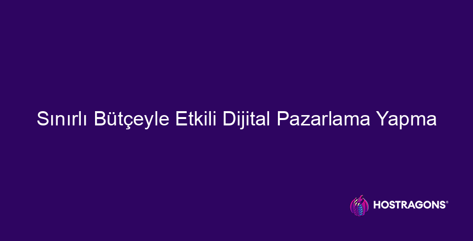 Pemasaran Digital sing Efektif ing Anggaran Terbatas 2 marketing digital efektif karo budget winates 9627 Sampeyan bisa kanggo entuk sukses ing marketing digital sanajan karo sumber daya winates! Kiriman blog iki mbantu sampeyan nemokake cara kanggo nindakake marketing digital sing efektif kanthi anggaran winates. Pentinge marketing digital ngidini sampeyan nggunakake anggaran kanthi cara sing paling efisien kanthi fokus ing strategi dhasar kayata kampanye media sosial, marketing email lan nggawe konten sing kompatibel karo SEO. Sampeyan bisa ngerteni pesaing kanthi metode analisis kompetitif lan terus-terusan ngawasi kinerja sampeyan nganggo alat analitik digital. Kajaba iku, sampeyan bisa nemokake cara ekonomi kanggo nggayuh target pamirsa kanthi ngembangake strategi pariwara kanthi anggaran winates. Pandhuan iki nawakake tips lan saran praktis kanggo mbantu sampeyan entuk asil gedhe kanthi anggaran cilik.