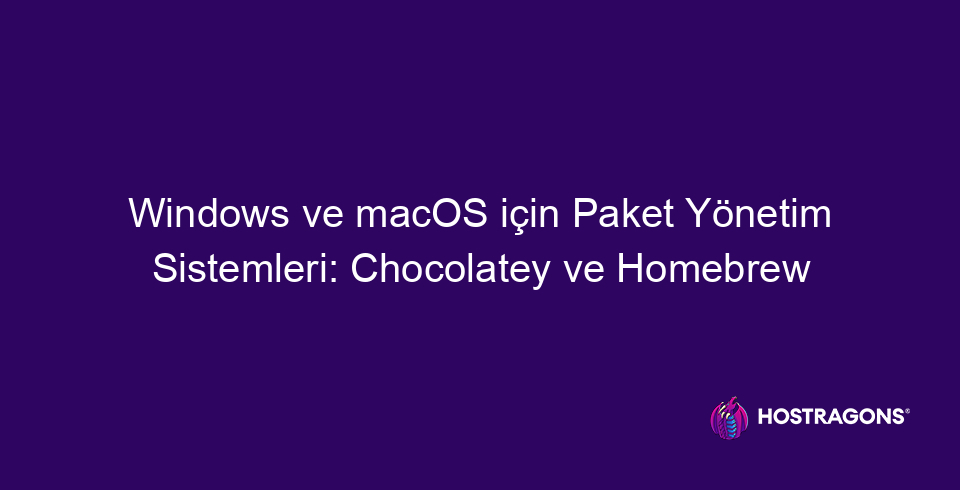 Sistem Manajemen Paket untuk Windows dan macOS: Chocolatey dan Homebrew 2 Sistem manajemen paket untuk windows dan macOS chocolatey dan homebrew 9832 Posting blog ini membahas sistem manajemen paket untuk sistem operasi Windows dan macOS secara mendetail. Artikel ini menjelaskan apa itu sistem manajemen paket dan mengapa sistem tersebut digunakan, dengan penekanan khusus pada Chocolatey dan Homebrew. Ini membahas apa itu Chocolatey dan Homebrew, langkah-langkah penggunaan dasar, dan perbandingan fitur. Selain itu, hal-hal yang perlu dipertimbangkan dalam manajemen paket, masa depan sistem ini, dan faktor-faktor yang perlu dipertimbangkan saat membuat pilihan juga dibahas. Artikel ini bertujuan untuk membantu pembaca memutuskan sistem manajemen paket mana yang paling sesuai dengan kebutuhan mereka.