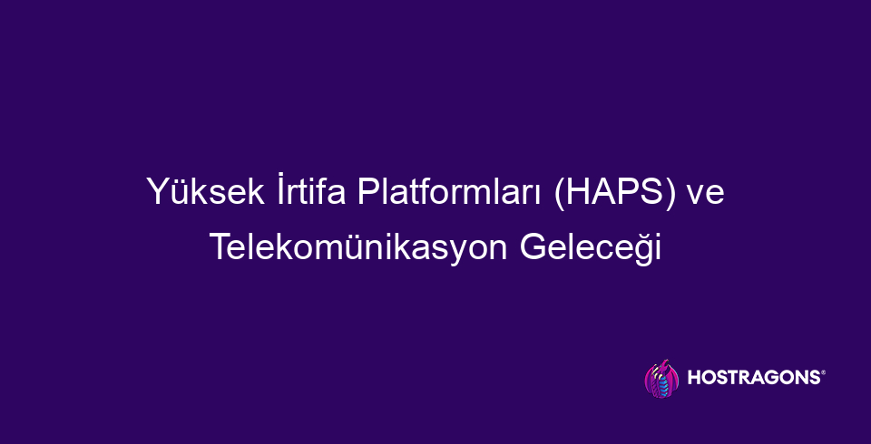 Höhenplattformen (HAPS) und die Zukunft der Telekommunikation 2 Höhenplattformen – die Zukunft von HAPS und Telekommunikation 10062 Höhenplattformen (HAPS) sind eine innovative Technologie, die das Potenzial hat, die Zukunft der Telekommunikation zu revolutionieren. Diese Plattformen können in der Stratosphäre positioniert werden und großen Gebieten einen unterbrechungsfreien Hochgeschwindigkeits-Internetzugang bieten. In unserem Blogbeitrag untersuchen wir im Detail, was Höhenplattformen sind, welche Vorteile sie bieten und welche Verbindung sie zur Telekommunikation haben. Wir berühren viele Themen, von Entstehungsprozessen bis zu den eingesetzten Technologien, von globalen Praktiken bis zu gesetzlichen Regelungen. Darüber hinaus bewerten wir umfassend das Potenzial und die Herausforderungen in diesem Bereich und gehen auf Zukunftsaussichten, häufige Fehler und zu lernende Lehren ein. Wir liefern wichtige Erkenntnisse darüber, wie Höhentechnologien die Kommunikationsinfrastruktur der Zukunft prägen werden.