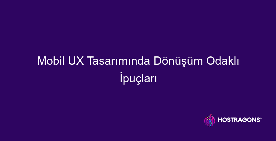 6 dicas focadas em conversão para design de UX móvel Dicas focadas em conversão em design de UX para dispositivos móveis 9651 O design de UX para dispositivos móveis desempenha um papel fundamental no aumento de conversões, afetando diretamente a experiência do usuário no mundo atual, que prioriza os dispositivos móveis. Esta postagem do blog analisa em detalhes o que é design focado em conversão, os principais elementos de um design de UX móvel bem-sucedido e maneiras de aumentar o engajamento do usuário. Dicas práticas são apresentadas para integrar o feedback do usuário ao processo de design, usar dados analíticos de forma eficaz e superar desafios. Além disso, inspirando-se em exemplos de aplicativos bem-sucedidos, o que considerar no design de UX móvel e maneiras de alcançar o sucesso são explicados passo a passo.