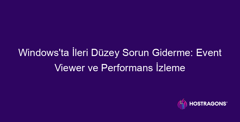 ವಿಂಡೋಸ್ನಲ್ಲಿ ಸುಧಾರಿತ ದೋಷನಿವಾರಣೆ: ಈವೆಂಟ್ ವೀಕ್ಷಕ ಮತ್ತು ಕಾರ್ಯಕ್ಷಮತೆ ಮಾನಿಟರಿಂಗ್ 2 ವಿಂಡೋಸ್ ಈವೆಂಟ್ ವೀಕ್ಷಕ ಮತ್ತು ಕಾರ್ಯಕ್ಷಮತೆ ಮಾನಿಟರ್ 9846 ನಲ್ಲಿ ಸುಧಾರಿತ ದೋಷನಿವಾರಣೆ ಸಿಸ್ಟಮ್ ಕಾರ್ಯಕ್ಷಮತೆಯನ್ನು ಅತ್ಯುತ್ತಮವಾಗಿಸಲು ಮತ್ತು ದೋಷಗಳನ್ನು ಪತ್ತೆಹಚ್ಚಲು ವಿಂಡೋಸ್ನಲ್ಲಿ ಸುಧಾರಿತ ದೋಷನಿವಾರಣೆಯು ನಿರ್ಣಾಯಕವಾಗಿದೆ. ಈ ಬ್ಲಾಗ್ ಪೋಸ್ಟ್ ಈವೆಂಟ್ ವೀಕ್ಷಕ ಮತ್ತು ಕಾರ್ಯಕ್ಷಮತೆ ಮಾನಿಟರಿಂಗ್ ಪರಿಕರಗಳನ್ನು ಬಳಸಿಕೊಂಡು ವಿಂಡೋಸ್ ಸಿಸ್ಟಮ್ಗಳಲ್ಲಿನ ಸಂಕೀರ್ಣ ಸಮಸ್ಯೆಗಳನ್ನು ಹೇಗೆ ನಿವಾರಿಸುವುದು ಎಂಬುದರ ಕುರಿತು ವಿವರವಾದ ನೋಟವನ್ನು ನೀಡುತ್ತದೆ. ಈವೆಂಟ್ ವೀಕ್ಷಕರ ಈವೆಂಟ್ ಲಾಗ್ಗಳನ್ನು ವಿಶ್ಲೇಷಿಸುವ ಮೂಲಕ ಸಮಸ್ಯೆಗಳನ್ನು ಹೇಗೆ ಕಂಡುಹಿಡಿಯುವುದು ಮತ್ತು ಕಾರ್ಯಕ್ಷಮತೆ ಮಾನಿಟರಿಂಗ್ ಪರಿಕರಗಳೊಂದಿಗೆ ವ್ಯವಸ್ಥೆಯ ಆರೋಗ್ಯವನ್ನು ಹೇಗೆ ನಿರ್ಣಯಿಸುವುದು ಎಂಬುದನ್ನು ನೀವು ಕಲಿಯುವಿರಿ. ಇದು ತ್ವರಿತ ರೋಗನಿರ್ಣಯ ಸಲಹೆಗಳು, ಕಾರ್ಯಕ್ಷಮತೆಯ ಸಮಸ್ಯೆಗಳಿಗೆ ಪರಿಹಾರಗಳು ಮತ್ತು ನೀವು ಕಾರ್ಯಕ್ಷಮತೆ ಮಾನಿಟರ್ ಅನ್ನು ಏಕೆ ಬಳಸಬೇಕು ಎಂಬಂತಹ ವಿಷಯಗಳನ್ನು ಸಹ ಒಳಗೊಂಡಿದೆ. ಈ ಮಾರ್ಗದರ್ಶಿಯೊಂದಿಗೆ, ನೀವು ನಿಮ್ಮ ವಿಂಡೋಸ್ ಸಿಸ್ಟಮ್ಗಳನ್ನು ಹೆಚ್ಚು ಪರಿಣಾಮಕಾರಿಯಾಗಿ ದೋಷನಿವಾರಣೆ ಮಾಡಬಹುದು ಮತ್ತು ಸಿಸ್ಟಮ್ ಕಾರ್ಯಕ್ಷಮತೆಯನ್ನು ಸುಧಾರಿಸಬಹುದು.