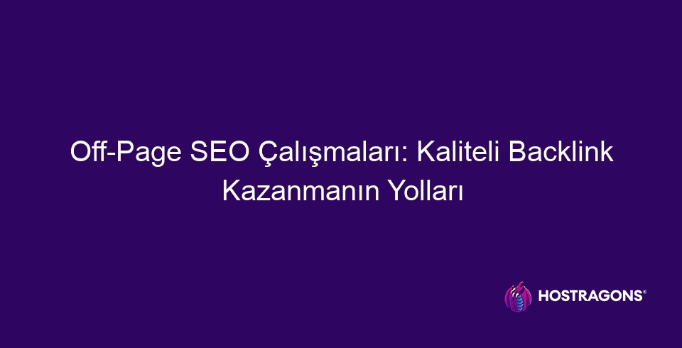 Off-Page SEO Çalışmaları: Kaliteli Backlink Kazanmanın Yolları 2 off page seo calismalari kaliteli backlink kazanmanin yollari 9719 Off-Page SEO, web sitenizin otoritesini ve görünürlüğünü artırmak için site dışı yapılan optimizasyon çalışmalarını kapsar. Kaliteli backlink kazanmak, Off-Page SEO'nun temel taşıdır ve arama motoru sıralamalarında yükselmek için kritiktir. Bu blog yazısında, etkili backlink stratejileri oluşturmak için izlenmesi gereken adımlar detaylı bir şekilde açıklanmaktadır. Hedef kitle belirleme, rakip analizi, anahtar kelime araştırması gibi önemli unsurların yanı sıra, sosyal medyanın rolü ve link değişimi gibi konulara da değinilmektedir. Backlink kalitesini değerlendirme kriterleri sunularak, başarılı bir Off-Page SEO stratejisi için gerekli ipuçları verilmektedir.