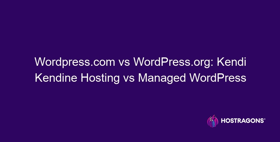 WordPress.com vs. WordPress.org (auto-hospedagem vs. WordPress gerenciado) 10720 Comparar WordPress.com e WordPress.org é uma decisão crucial para quem deseja criar um site. Enquanto o WordPress.com oferece uma plataforma gerenciada, o WordPress.org oferece auto-hospedagem. As vantagens da auto-hospedagem incluem controle total, flexibilidade de personalização e economia de custos a longo prazo. O WordPress gerenciado, por outro lado, oferece vantagens como instalação fácil e atualizações de segurança para aqueles que preferem não lidar com detalhes técnicos. Este post avalia os prós e contras de ambas as plataformas para ajudar você a decidir qual opção é melhor para você. Os requisitos, as armadilhas comuns e as vantagens a longo prazo da auto-hospedagem são examinados em detalhes, e as etapas para começar a usar o WordPress gerenciado também são explicadas. Ao considerar os fatores que influenciam sua preferência pelo WordPress, você pode escolher a plataforma que melhor atende às suas necessidades.