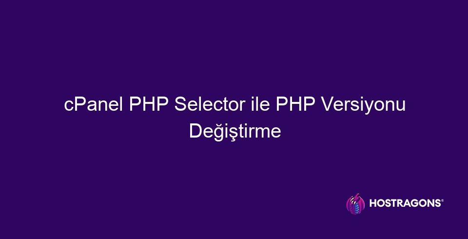 cpanel php selector ile php versiyonu degistirme 10739 cPanel PHP Selector, web sitenizin PHP versiyonunu kolayca değiştirmenizi sağlayan güçlü bir araçtır. Bu blog yazısında, cPanel PHP Selector'ın ne olduğunu, nasıl çalıştığını ve PHP versiyonunun neden önemli olduğunu detaylıca inceliyoruz. Ayrıca, cPanel PHP ile uyumlu web uygulamalarına değiniyor ve adım adım PHP versiyonu değiştirme sürecini anlatıyoruz. Yeni bir PHP versiyonu seçerken dikkat etmeniz gerekenleri, farklı versiyonların karşılaştırmasını ve PHP güncellemelerinin etkilerini de ele alıyoruz. cPanel PHP kullanmanın avantajlarına, sık sorulan sorulara ve gelecek adımlara odaklanarak, web sitenizin performansını optimize etmenize yardımcı oluyoruz.