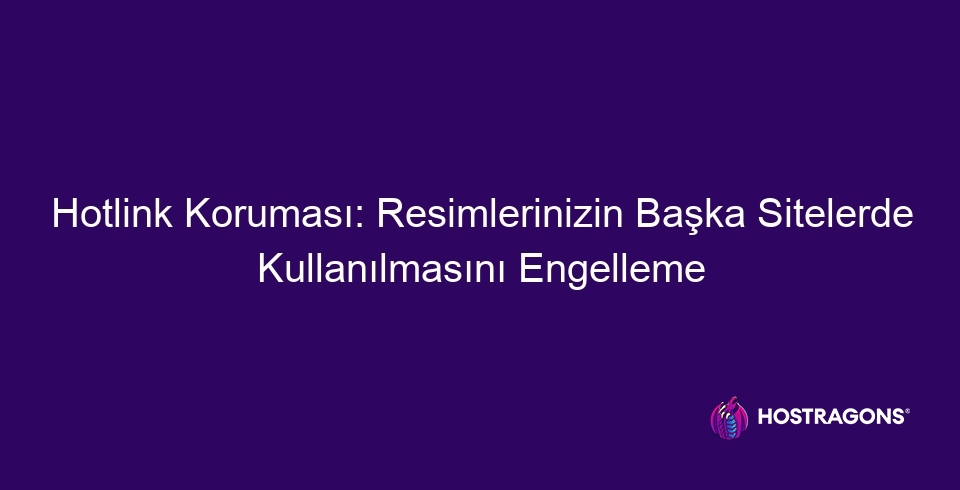 Hotlink Koruması: Resimlerinizin Başka Sitelerde Kullanılmasını Engelleme 2 hotlink korumasi resimlerinizin baska sitelerde kullanilmasini engelleme 10867 Web sitenizdeki resimlerin izinsiz kullanımını önlemek için hotlink koruması kritik önem taşır. Bu blog yazısında, hotlink korumasının ne olduğunu, neden gerekli olduğunu ve nasıl çalıştığını detaylıca inceliyoruz. Hotlink koruması sayesinde, bant genişliğinizin başkaları tarafından tüketilmesini engelleyebilir, sunucu yükünüzü azaltabilir ve web sitenizin performansını artırabilirsiniz. Hotlink koruması için gerekli araçları, adım adım ayar rehberini, popüler yöntemleri, avantaj ve dezavantajlarını ele alıyoruz. Ayrıca, sık karşılaşılan hotlink koruması hatalarına ve çözüm önerilerine de değiniyoruz. Hotlink koruması, web sitenizin geleceği için önemli bir yatırımdır ve bu yazıda, bu korumayı nasıl etkinleştireceğinizi öğreneceksiniz.