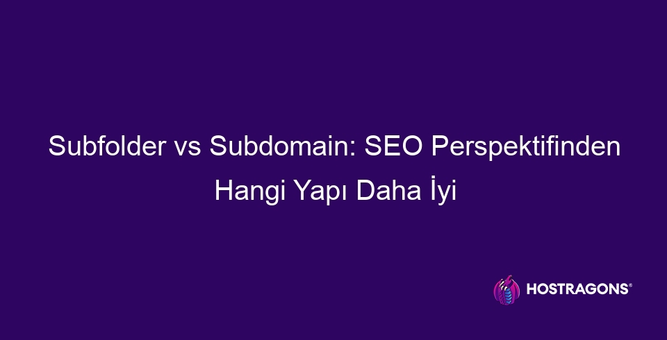 SEO के नज़रिए से कौन सी संरचना बेहतर है: सबफ़ोल्डर बनाम सबडोमेन? 10729 SEO की सफलता के लिए आपकी वेबसाइट की संरचना महत्वपूर्ण है। तो, आपको सबफ़ोल्डर और सबडोमेन के बीच कैसे चुनाव करना चाहिए? इस ब्लॉग पोस्ट में, हम सबफ़ोल्डर और सबडोमेन क्या हैं, और SEO के नज़रिए से उनके फायदे और नुकसान की जाँच करते हैं। जहाँ एक सबफ़ोल्डर संरचना आपकी साइट की विश्वसनीयता को मज़बूत करती है, वहीं सबडोमेन विभिन्न उत्पादों या लक्षित दर्शकों के लिए आदर्श हो सकते हैं। उपयोग के मामलों, कॉन्फ़िगरेशन प्रक्रियाओं और उपयोगकर्ता अनुभव के साथ उसके संबंध पर विचार करके, हम आपको यह तय करने में मदद करते हैं कि आपके लिए कौन सी संरचना सबसे उपयुक्त है। SEO की सफलता में संरचना के चयन और उपयोगकर्ता अनुभव की भूमिका पर विचार करके, हम यह सुनिश्चित करते हैं कि आप सबसे अच्छा निर्णय लें।